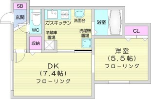 西１８丁目駅 徒歩5分 3階の物件間取画像